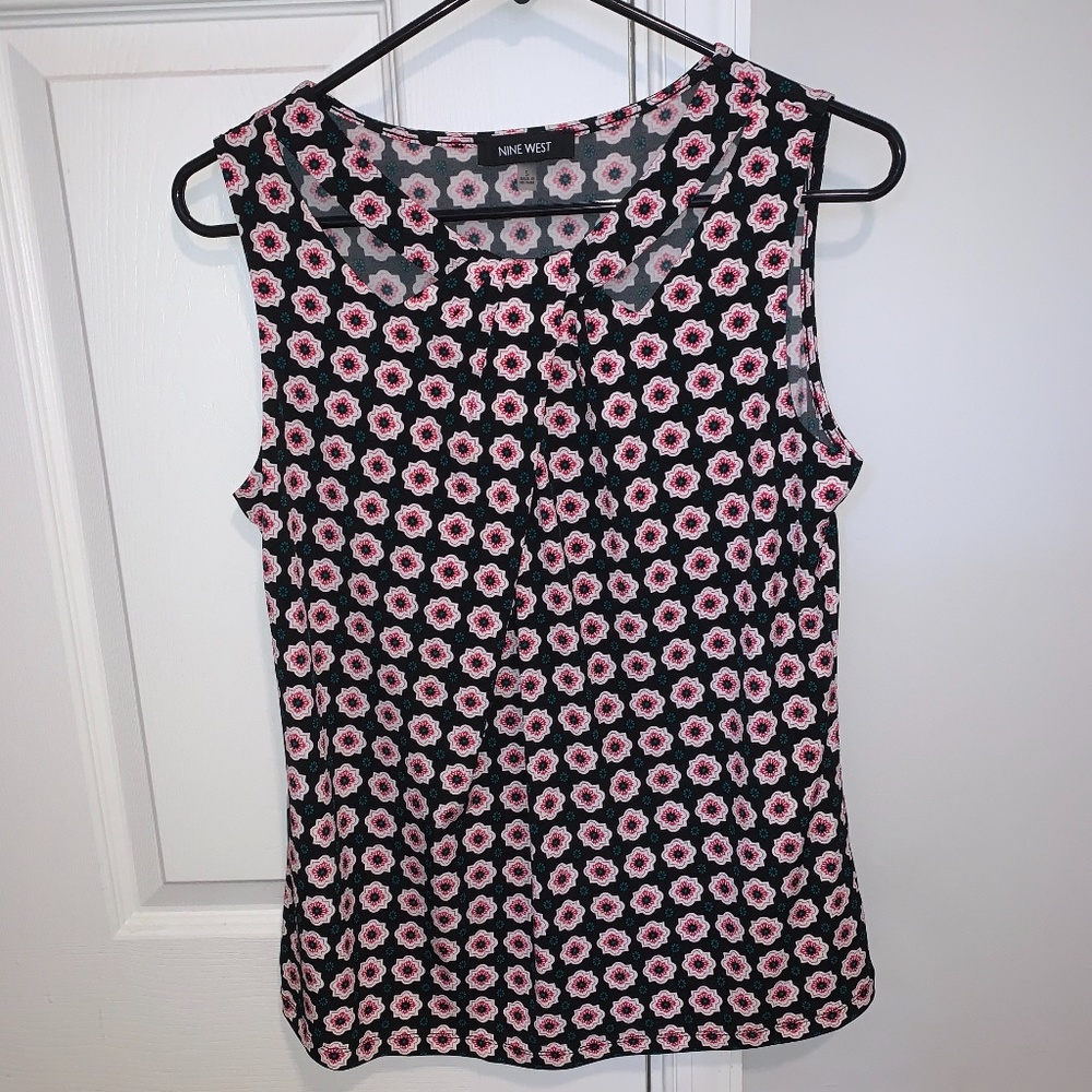 Nine West Floral Suit Shell